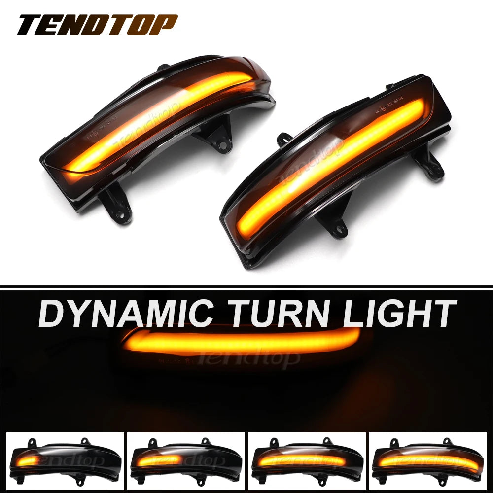 LED Turn Signal Repeater Sequential Light Flashing Side Mirror Blinker For Toyota Land Cruiser LC200 FJ200 Prado FJ150 2010-2023