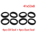 41x53x8 41 53 Front Fork Oil Seal Dust Cover Fit for Yamaha XSR700 XSR900 MT-07 MT-09 TRACER 700 900 YZF R1 R3 R6 FJ 1200 XVS650