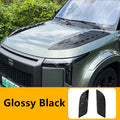 Car Non Destructive Installation Angel Wings Hood Cover Decoration Panel For BAIC Jishi Polestone 01 Rox 01 Black Warrior Parts