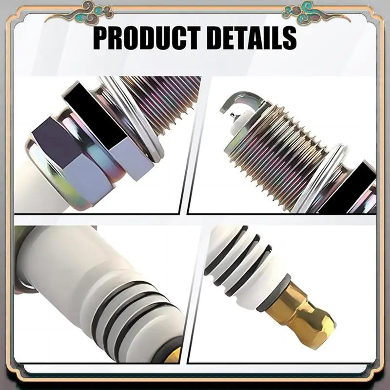 A73Q-4Pcs Car Spark Plug Automotive Engine Replacement Parts BKR5EIX-11 5464 For Honda Mazda Lexus Spark Plug