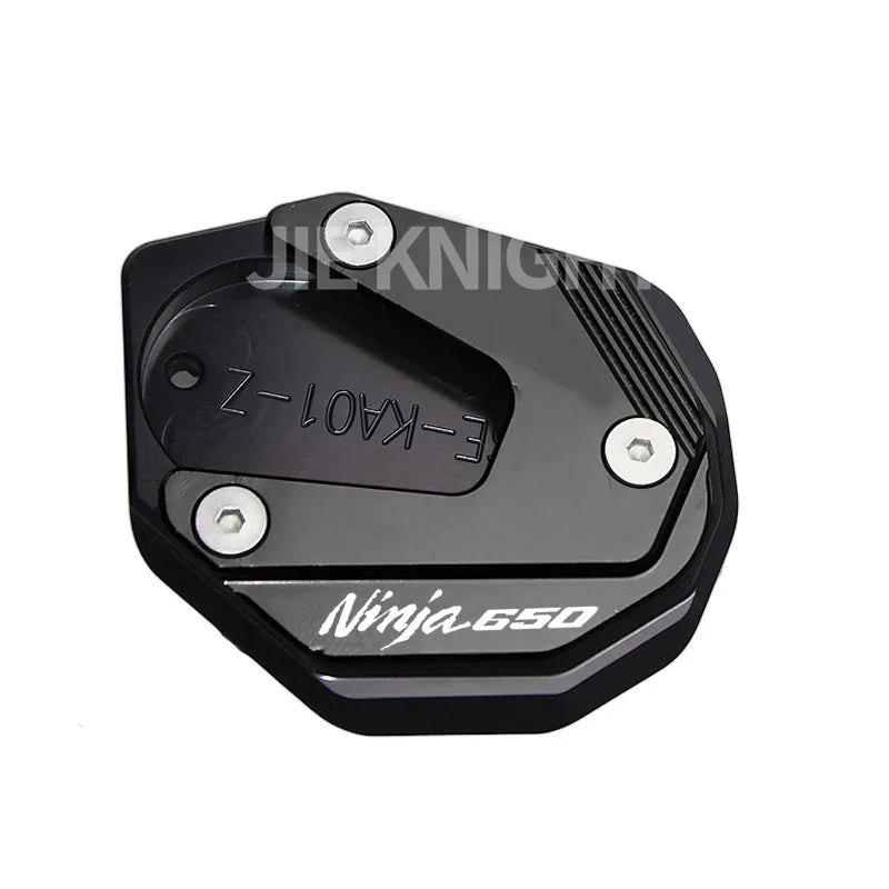 2024 For Kawasaki NINJA NINJA650 Ninja1000sx Ninja 650 1000sx CNC Motorcycle Kickstand Pad Foot Side Stand Extension Pad