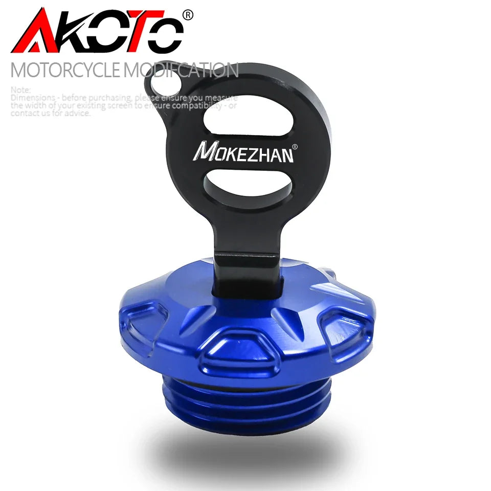 NEW Motorcycles Anti theft Oil Filler Cap Engine Oil Plug Cover For YAMAHA TENERE 700 T7 Tenere700 2017-2024 2023 Accessories