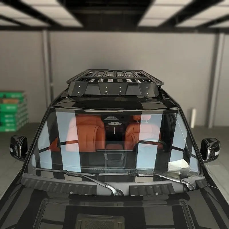 High Quality Offroad Parts Aluminum Roof Platform Aftermarket Black Roof Luggage for Rox 01