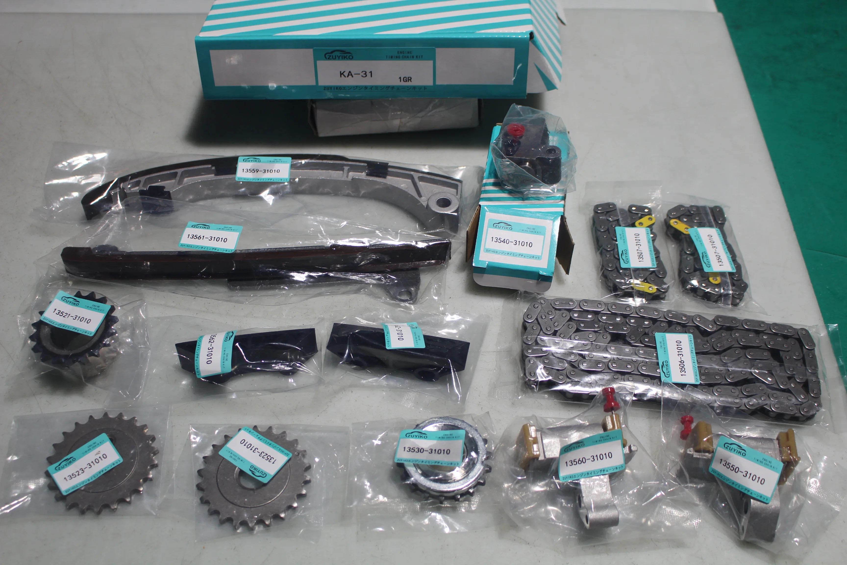 1gr Timing Chain Kit For Toyota Hilux Surf Land Cruiser Prado Grj120 Grj125 1GR-FE Engine 13506-31010 13507-31010 KA-31