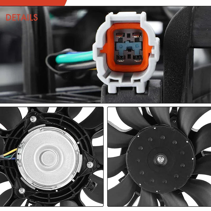 Radiator Cooling Fan OE 21481JA000 21481JA100 214813NT0A 21481ZX51A 214813TB0B For NISSAN Altima 2007‑2019 Maxima 2020‑2022
