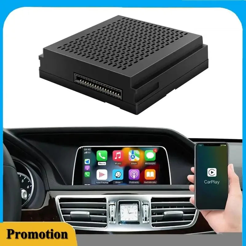 AMEXIAOXU  Wireless Carplay Android Auto For Mercedes Benz A B C E CLA GLA GLK ML Class Becker Module NTG4.5 System