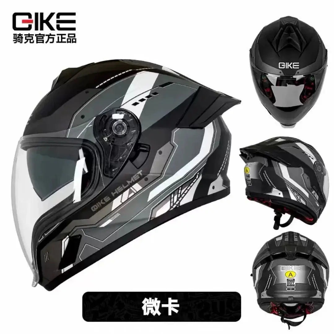 Motorcycle Flip Up Helmet Dual Sunvisor DOT Cascos Full Face Helmet for Adventure Motorcycle Street Sport Bike Helmet M-XXL