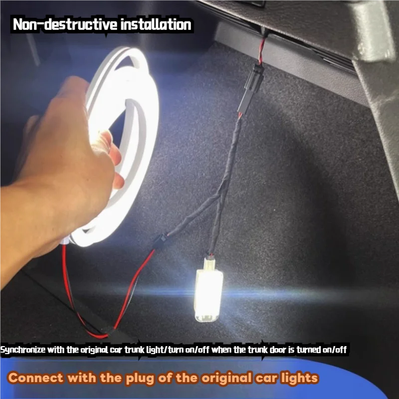 BYD Han Yuan Qin Plus Dolphin Song Pro trunk lights, trunk lighting, trunk lighting, atmosphere LED lights with in car accessori