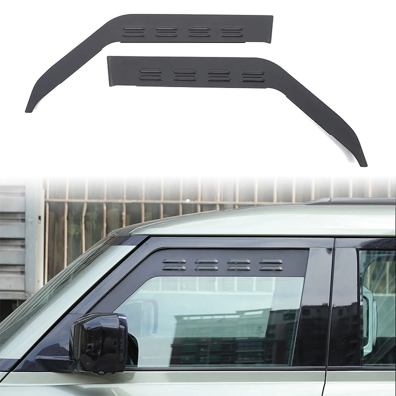 For Land Rover Defender 90 110 130 2020+ Aluminum Alloy Black Car Tailgate Window Storage Fence Foldable Pallet Rack Accessories