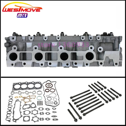1KD 1KD-FTV رأس أسطوانة كامل مع طقم حشيات براغي لتويوتا لاندكروزر 90 120 دينا 150 هايلوكس فورتشنر 3.0 D-4D 16 فولت 00-