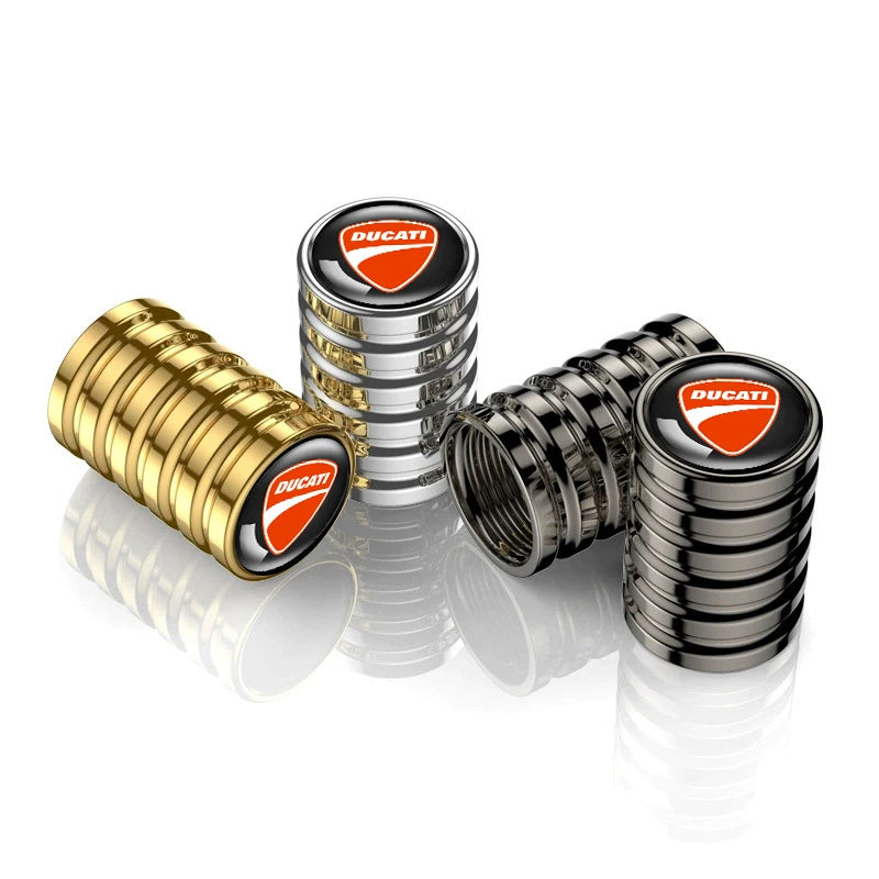 4Pcs Car Styling Aluminium Alloy Wheel Tire Valve Cover Caps For Ducati Panigale Diavel V2 Scrambler MONSTER 695 1200 Motorcycle