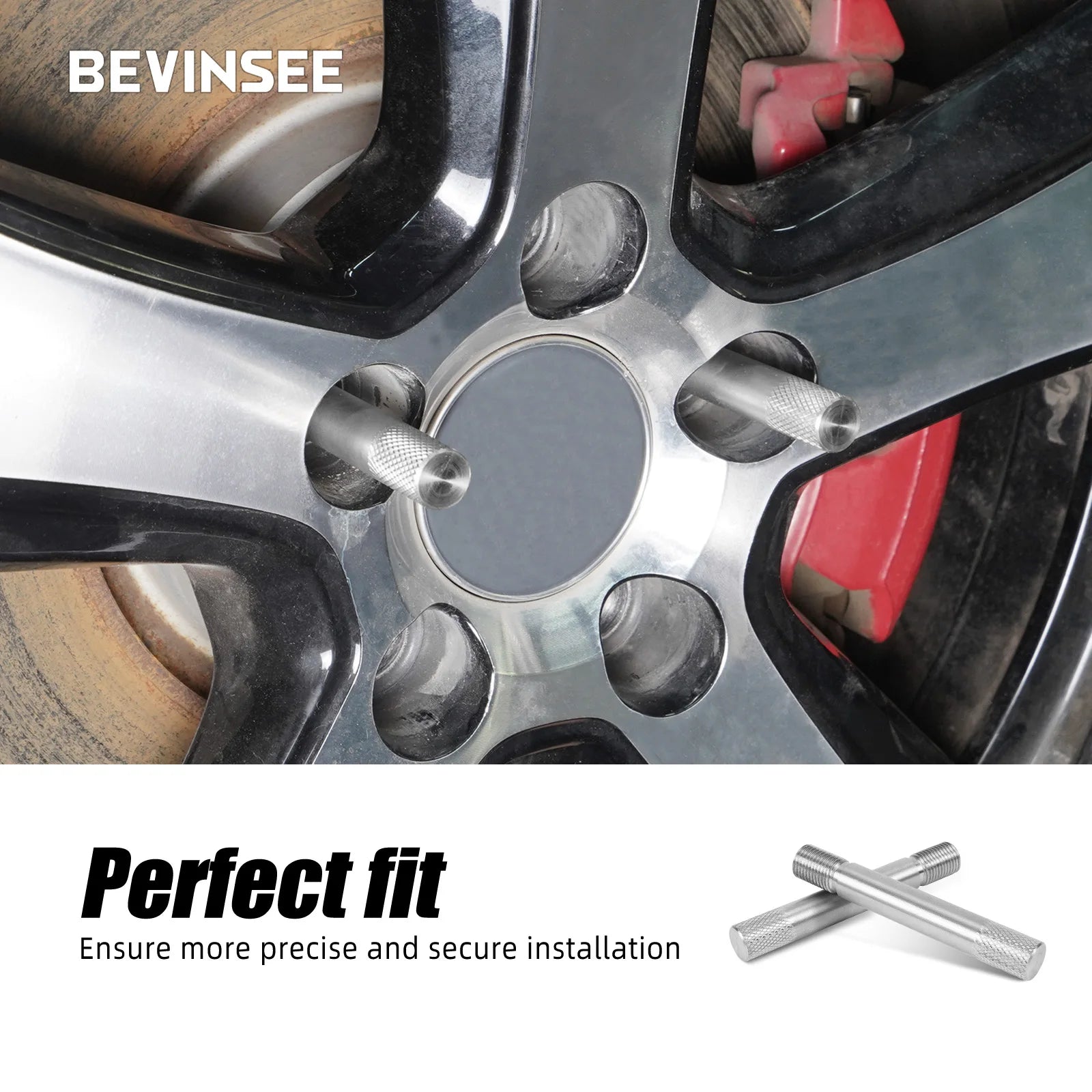 Wheel Alignment Pin, M14x1.5 Wheel Hanger Pin Set for BMW for Audi for VW for Mercedes for Porsche, Car Tire Repair Accesories