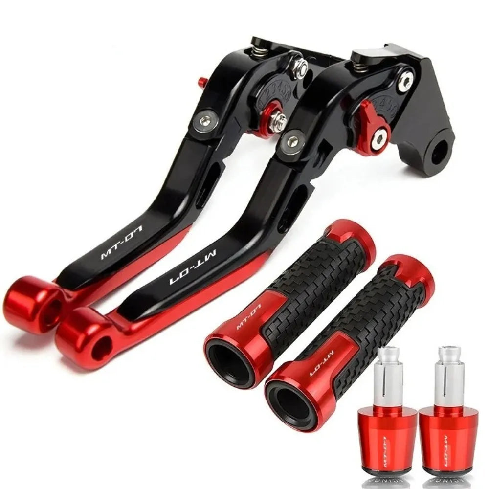 Motorcycle CNC Adjustable Folding Extendable Brake Clutch Levers Handle For Yamaha MT-07 FZ-07 MT 07 FZ07 MT07 FZ 07 2014-2025