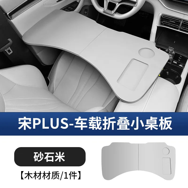 For BYD Song Plus DM-i Seal U Sealion 6 2021-2026 Rear Seat Back Tray Table Foldable Laptop Desk Car Organizer