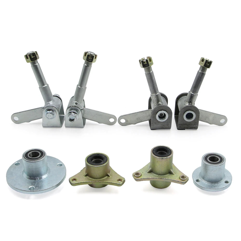 Front Wheel Knuckle Spindle 3 Stud Wheel Hub Kit For 5"/6" Tires DIY 110cc 168 200F Go Kart Buggy ATV UTV Quad Bike Parts