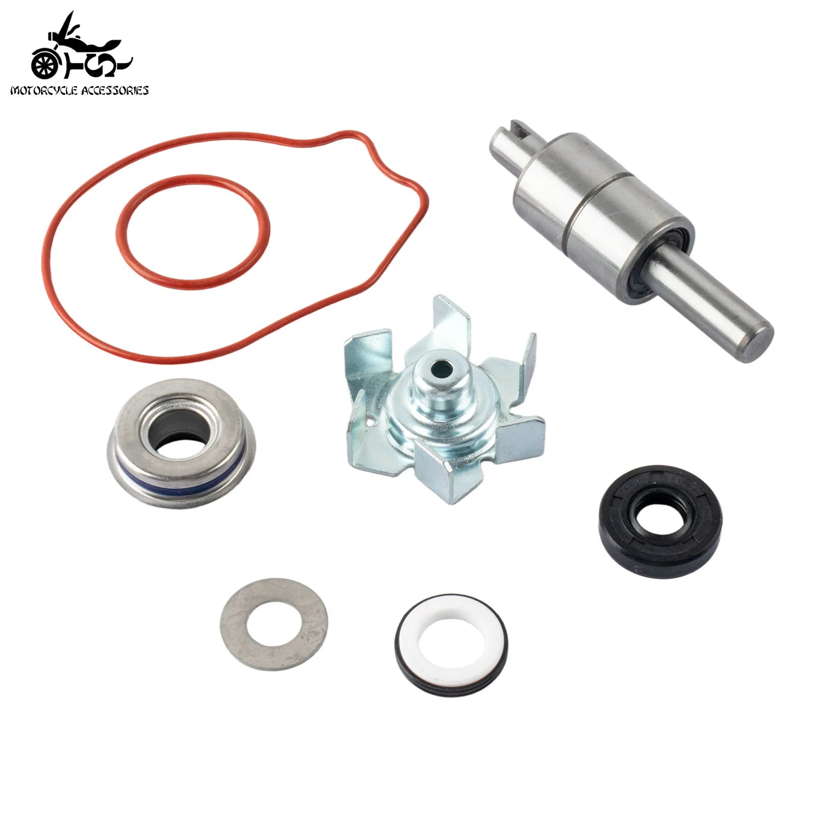 SJ Motorcycle Water Pump Repair Kit For Honda XL600V Transalp 1988-1999 XRV650 Africa Twin 88-89 NV600 Shadow 19200-MN8-010