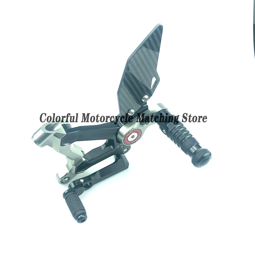 Motorcycle Adjustable Rearset Footrest Foot Pegs Pedal For DUCATI Panigale V4 V4S V4R 2018-2023