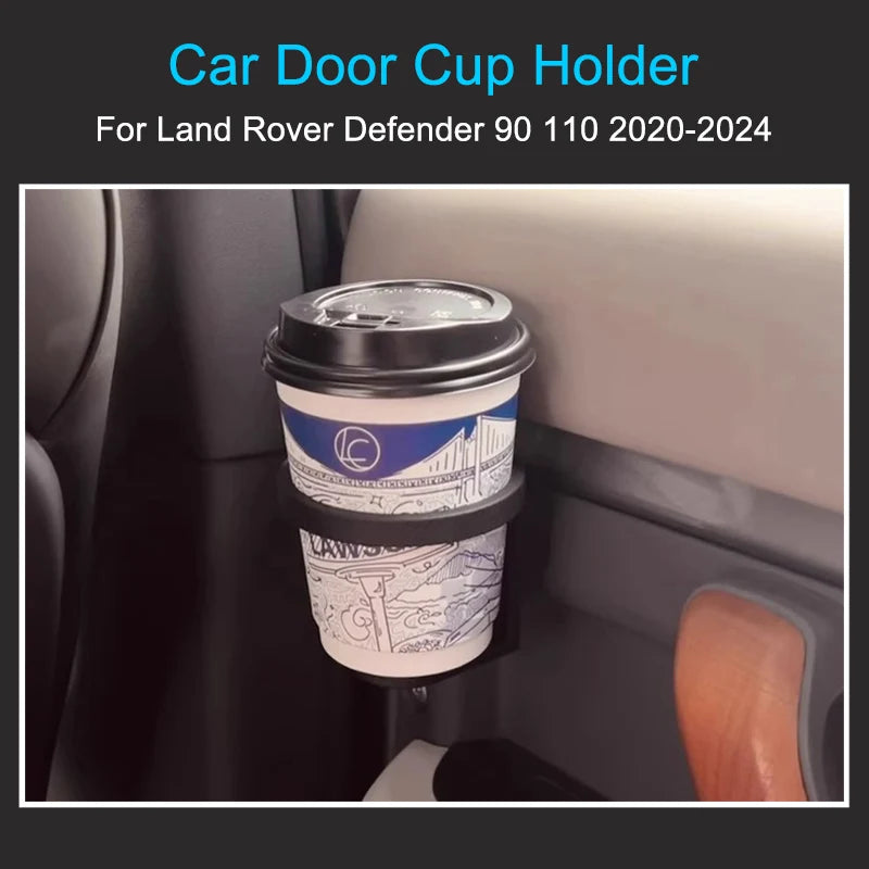 90 110 2020-2024 Car Door Cup Holders Interior Decoration item Car cup holder for Land Rover Defender