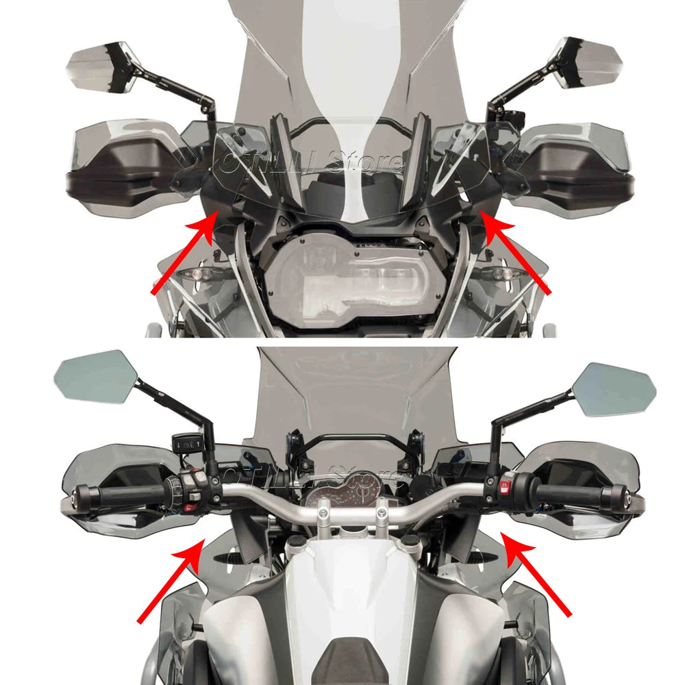 Motorcycle Steering Wheel Wind Shield Screen NEW R1200GS R1250GS ADV Handlebar Deflector For BMW R 1200 1250 GS ADV HP S 1000 XR