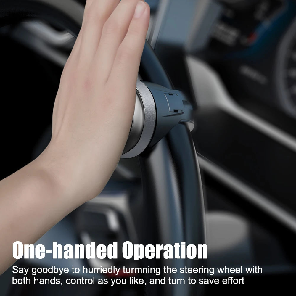 Labor Saving Control On The Car Steering Wheel Turning Ball Handle Rotary Steering Wheels Spinner Knob Steering Wheel Booster