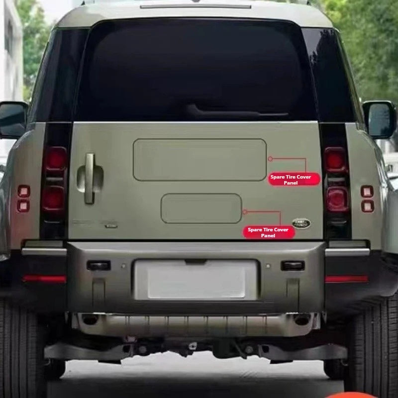 Tailgate Trunk Cover Panel for Land Rover Defender L663 2020-2026 90/110/130 Spare Tire Cover Board Protective Cover Decoration