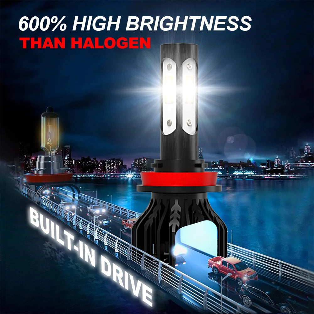 120W LED Headlight Bulbs 6000K White High Low Beam Motorcycle Lights 12V For Ducati 1098 1198 848 899 EVO 1199 Panigale R S