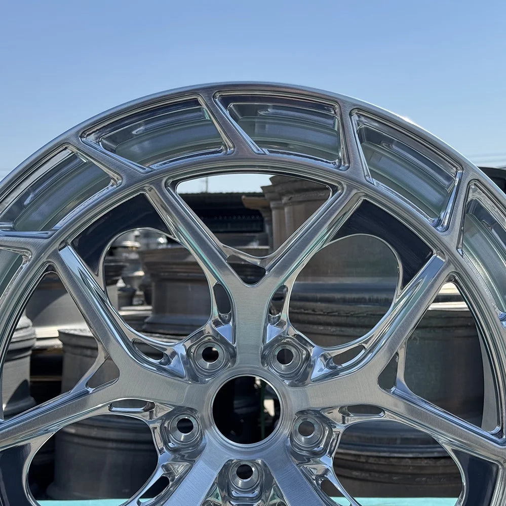 21 22 23Inch 6061-T6 Alloy Car Wheels Custom Brushed Forged Monoblock Wheel For BMW Mercedes Audi Porsche Land Rover