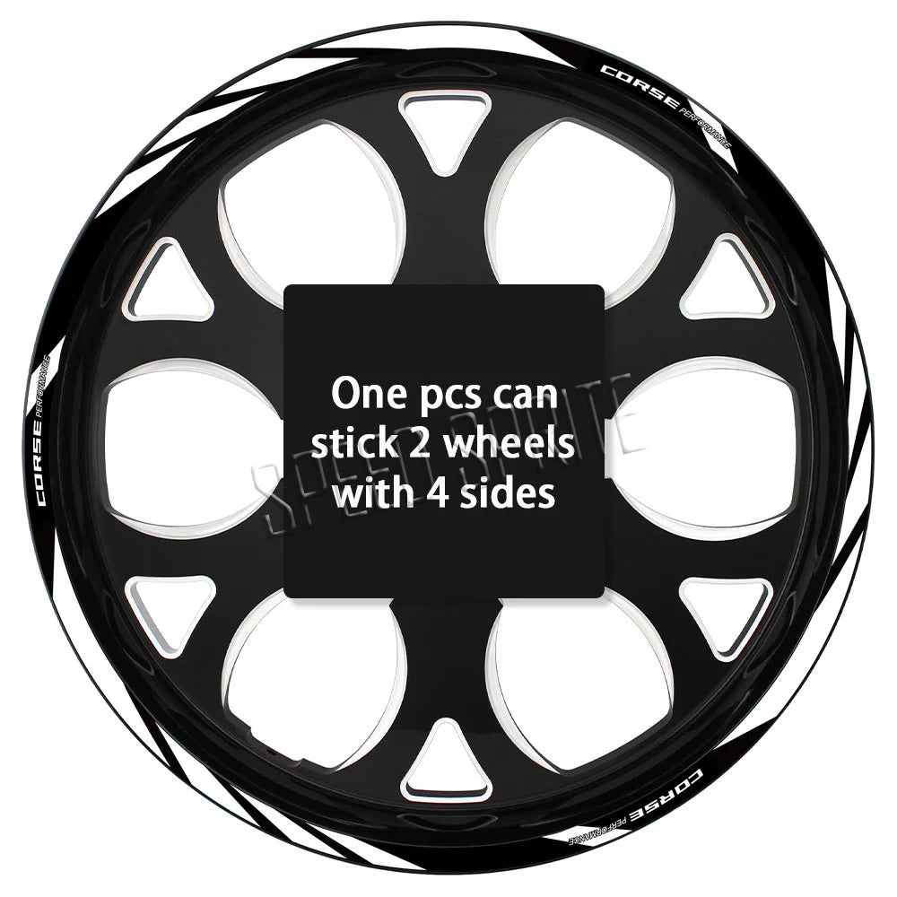 Wheel Sticker Rim Decal Hub Stripe Tape Accessories For Ducati monster 696 821 937 diavel multistrada 1260 1200 panigale v4 848