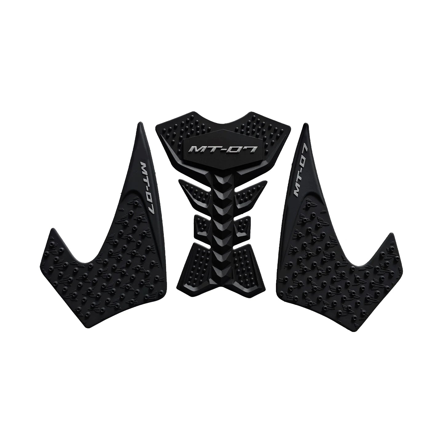 من أجل YAMAHA MT07 FZ07 MT-07 MT FZ 07 2013 2014 2015 2016 2017 وسادة مانعة للانزلاق لخزان وقود الدراجة النارية واقيات الركبة ملصقات جانبية لوسادة الخزان