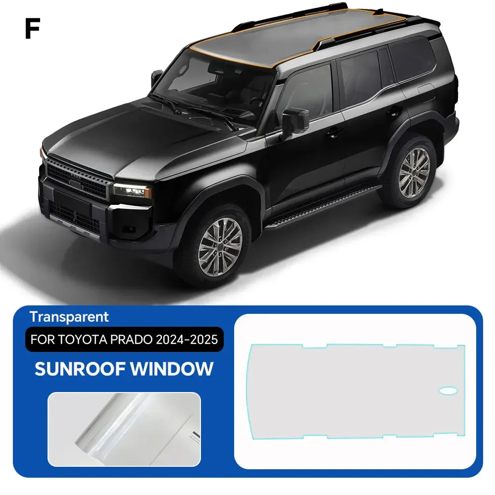 9Mil TPU Anti-scratch For Toyota Land Cruiser J250 LC250 Prado 2024 2025 Car Paint Protection Film Pre-cut Clear PPF Invisible