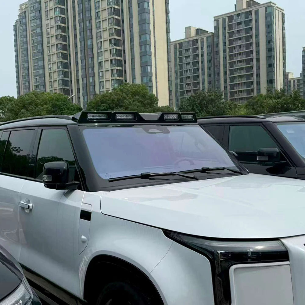 Car Roof Light Fit for BAIC JISHI ROX 01 2024 2025 2026 Outdoor Searchlight  LED Roof Rack Light Spoiler Modified Accessories