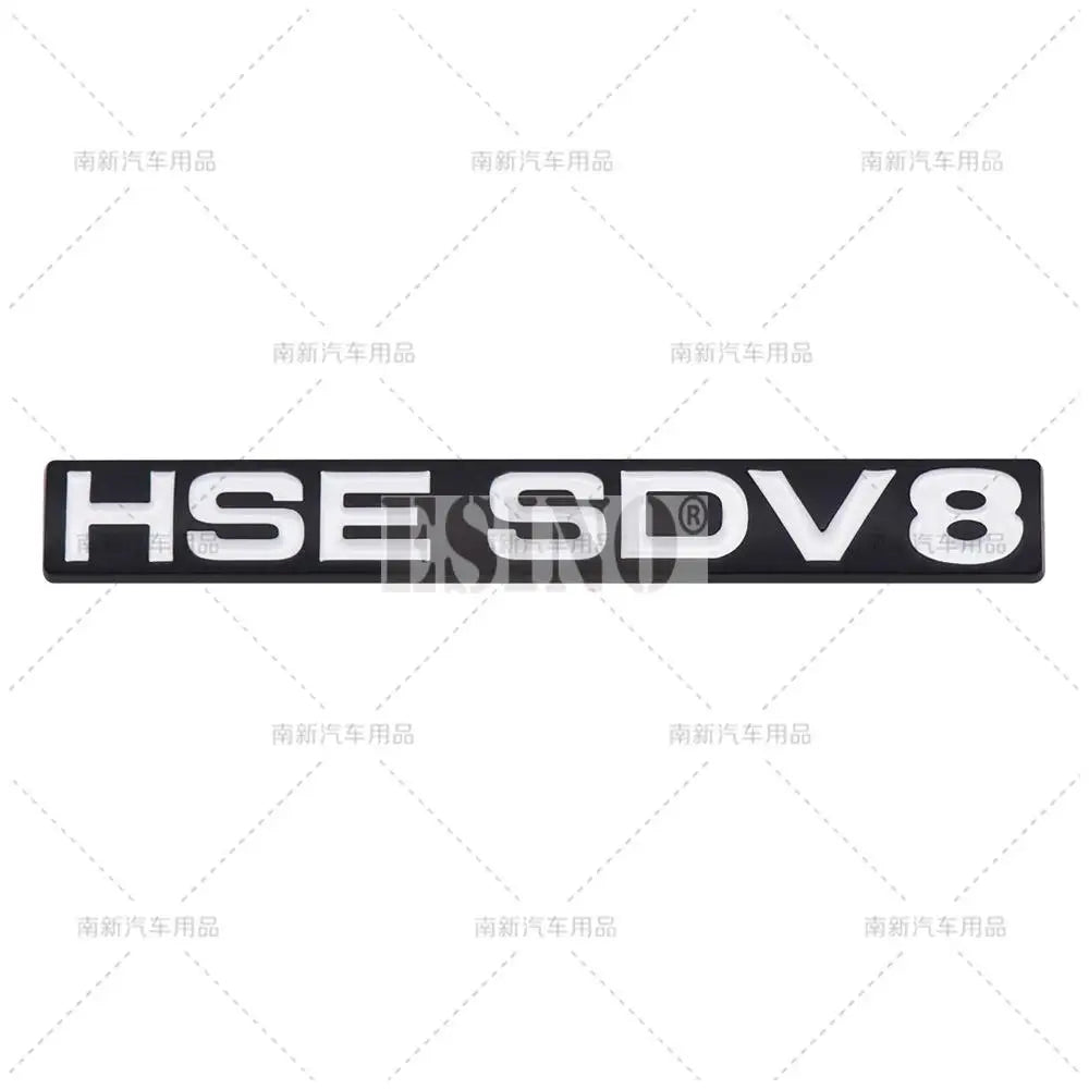 New 3D HSE SDV6 SDV8 ABS Adhesive Emblem Badge Decal for Land Rover Ranger Rover Voguese Defender