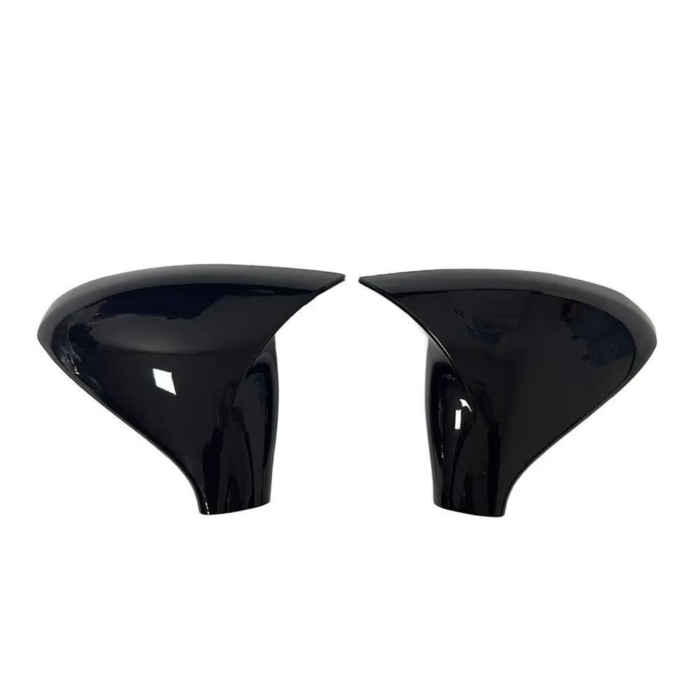 For Peugeot 207 308 2006 2007 2008-2012 ABS Car Rearview Side Mirror Cover Wing Cap Exterior Door Housing Trim Adhesive Sticker