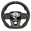 Leather Steering Wheel For Toyota Crown Land Cruiser 200 300 Hilux Fortuner Camry Land FJ Cruiser Gr Corolla Hiace Supra Mk5