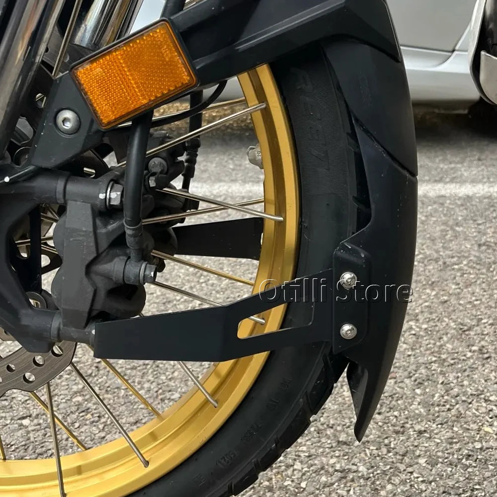Front Fender For Honda CRF1100L CRF1000L CRF 1100 1000 Africa Twin Adventure Sports Black Mudguard Extension Splash Extender