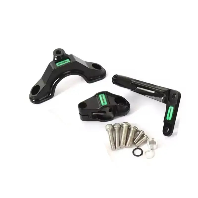 Motorcycle Accessories Steering Damper Stabilizer Bracket Mount Kit For Kawasaki Ninja ZX-6R ZX6R ZX 6R 2024