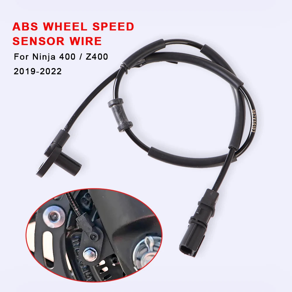 ABS Wheel Speed Sensor Wire Accessories For Kawasaki Ninja 400 Ninja400 Z400 Z 400 2019-2022 Motorcycle Front Wheel Signal Cable