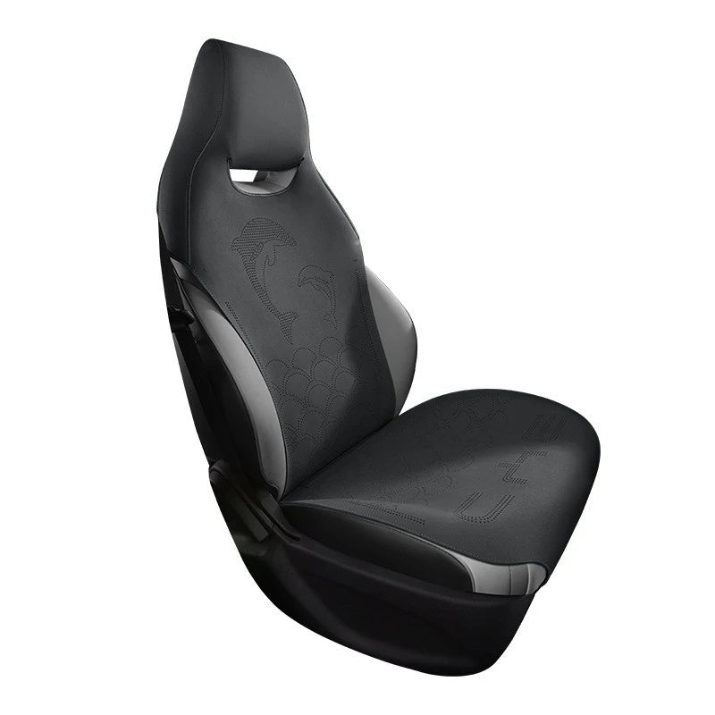 Custom Car Seat Covers For BYD Dolphin 2021 2022 2023 byd Suede leather Car Seat Protective Cover Auto Interior Accessories
