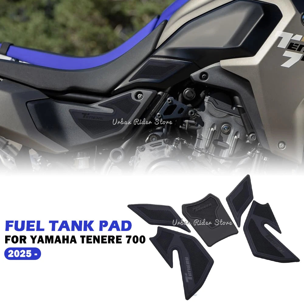 Motorcycle Tank Grips Traction Pads Anti Slip Gas Knee Side Fuel Tank Protector Sticker for YAMAHA Tenere 700 Rally 35kW 2025