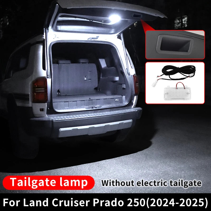 For Toyota Land Cruiser 250 2024-2025 Prado LC250 Lexus gx550 550h Tailgate Illuminating Light Upgraded Modification Accessories
