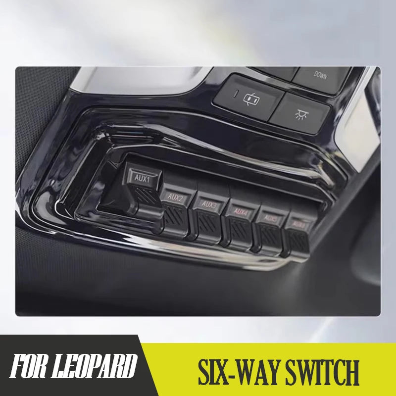 BYD Leopard 5 8 Special Six - way Aircraft - style Switch Spotlights Relay Control Box Searchlight Switch Modification