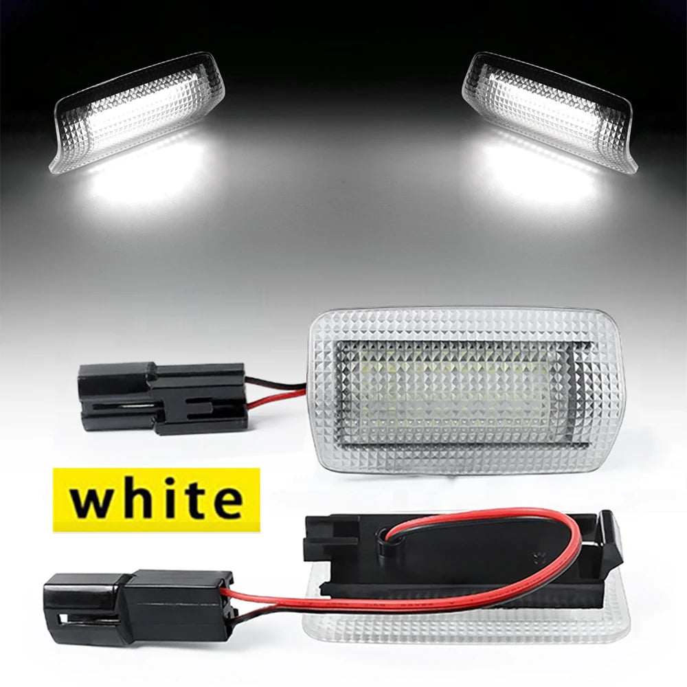 2Pc LED Door Courtesy Interior Light For Toyota Land Cruiser Prado 4Runner Sienna Avalon Sequoia Venza Previa Crown Wish Alphard