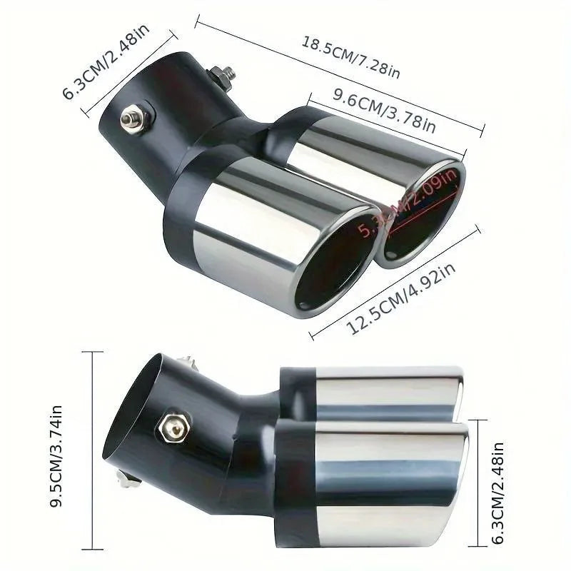 For BYD KING SEAL 5 CHAZOR DMi 2026 2025 2024 Exhaust Pipe Sleeve Tail Throat Muffler Tip Modification Accessories