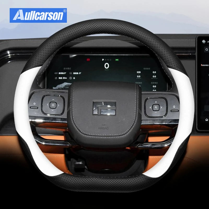 For Rox 01 Polestone 2024 2025 Steering Wheel Cover Breathable Anti Slip PU Leather Car Accessories