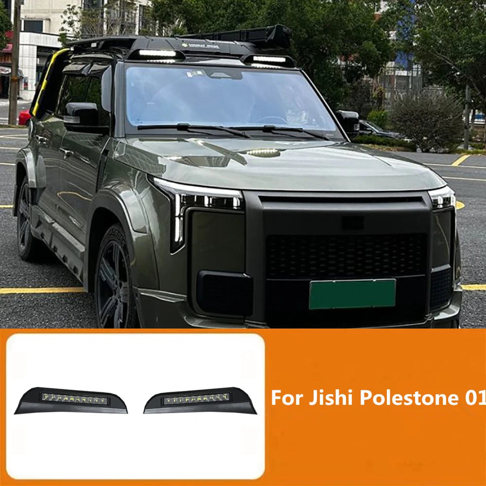 Car Roof Spotlight Modification Specialized Daytime Running Light Roof Spotlight Accessories For BAIC Jishi Rox 01 2023 2026