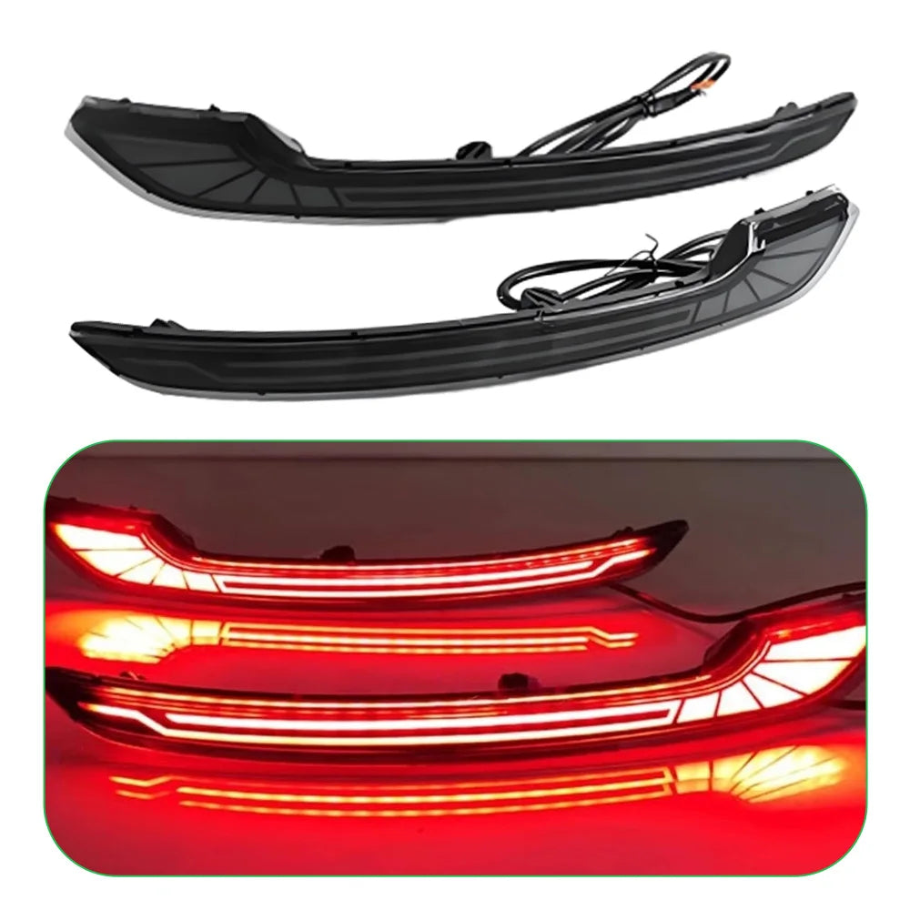 2 pcs Car Rear Bumper Light For BYD Song PLUS DM-i EV Sealion 6 Seal U 2023 2024 2025 Daytime Running Light Brake Lamp