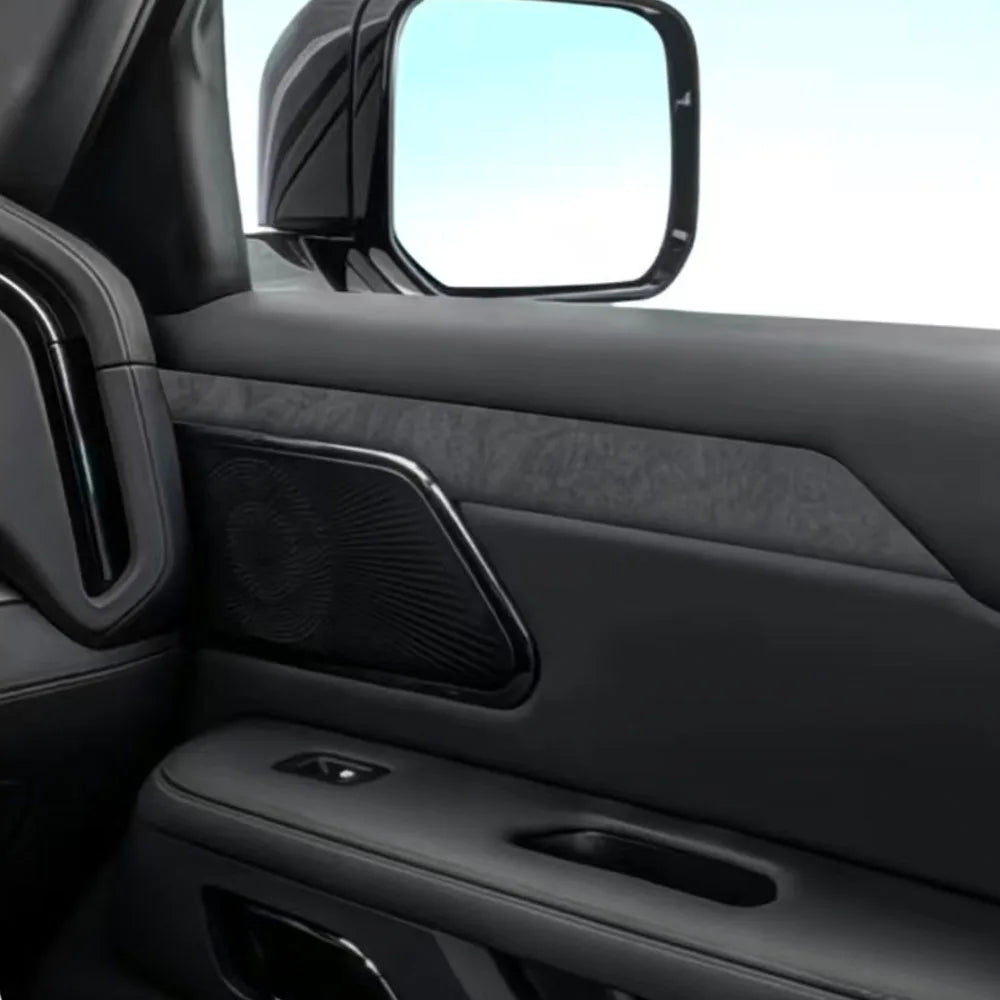 Door Panel Decorative Stickers 7-seater Special Alcantara Suede Car Accessories For 2024 2025 BAIC JISHI Polestones 01 ROX 01