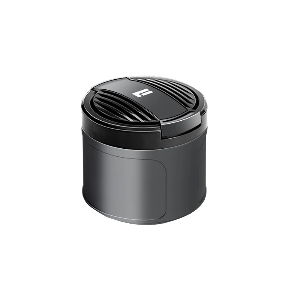 طفاية سجائر للسيارة بغطاء ومصباح LED مناسبة لـ 2023 2024 2025 2026 BAIC JISHI Polestone 01 Rox 01 طفاية سجائر مبطنة بالمعدن داخل السيارة