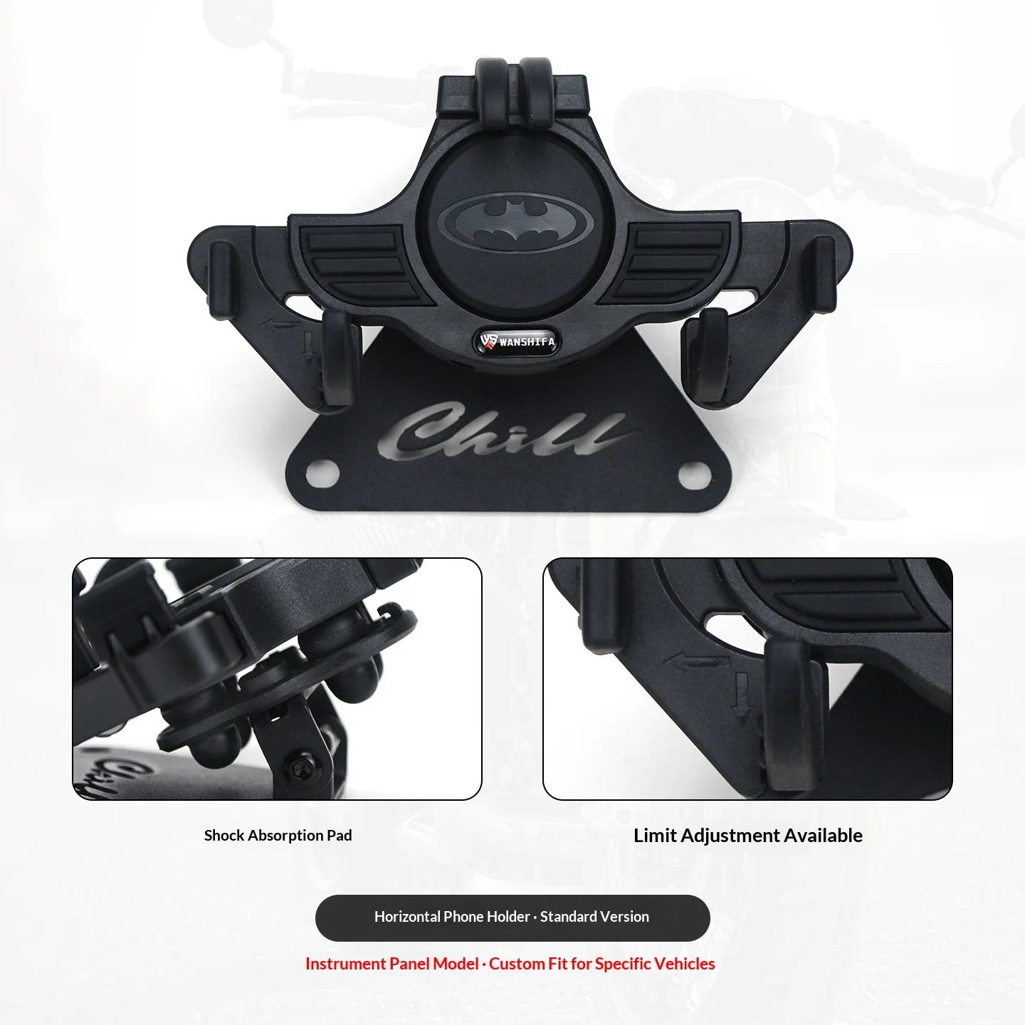 【Premium】For Kawasaki Ninja 400 Z400 motorcycle modified aluminum alloy phone holder and sports camera mount NINJA