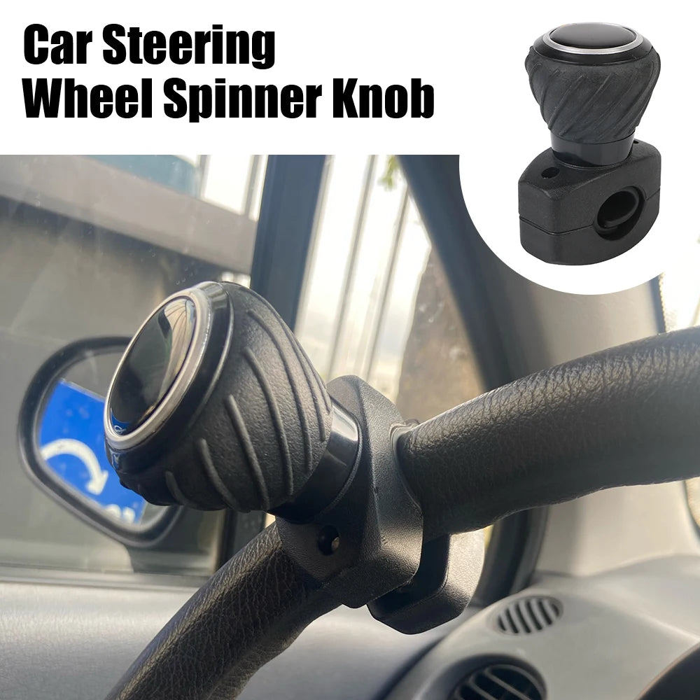 Labor Saving Control On The Car Steering Wheel Turning Ball Handle Rotary Steering Wheels Spinner Knob Steering Wheel Booster